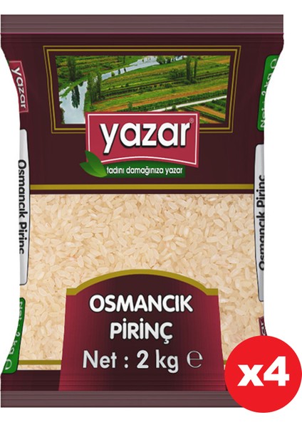 Osmancık Pirinç 2 kg x 4 Paket