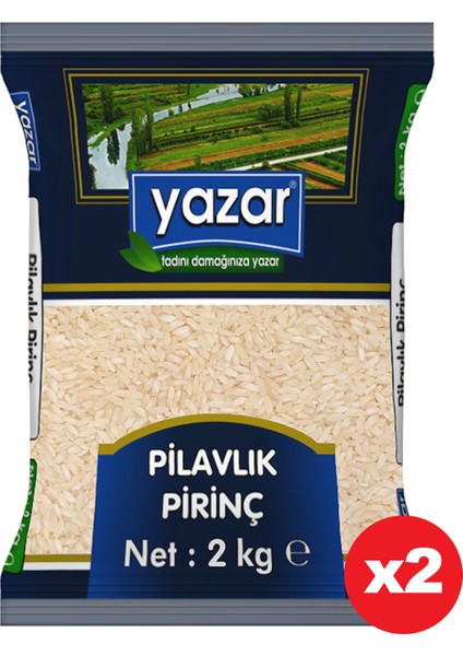 Pilavlık Pirinç 2 kg x 2 Paket