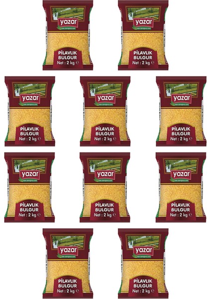 Pilavlık Bulgur 2 kg x 10 Paket fiyatları