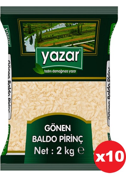 Gönen Baldo Pirinç 2 kg x 10 Paket