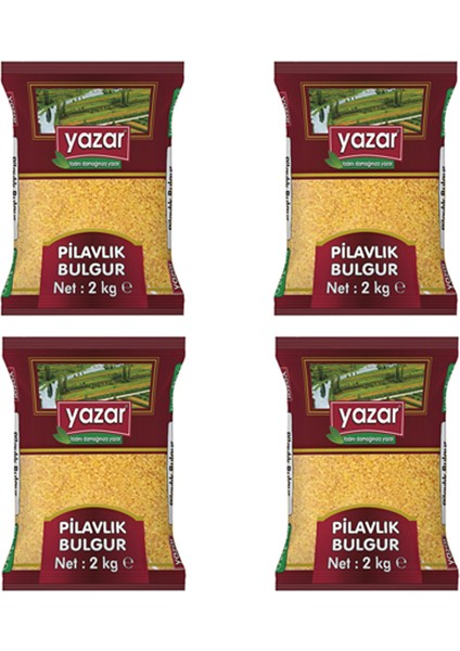Pilavlık Bulgur 2 kg x 4 Paket