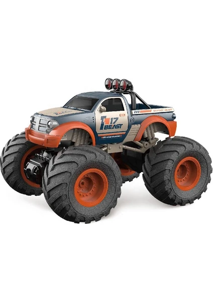 Oyuncak Gidiyor Uzaktan Kumandalı Şarjlı Monster Truck Jeep Canavar Kamyon Araba 1:18 Ölçek