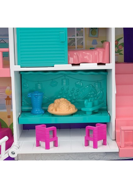 Polly Pocket Dünyası Oyun Setleri Plaj Eğlencesi Çantası FRY40