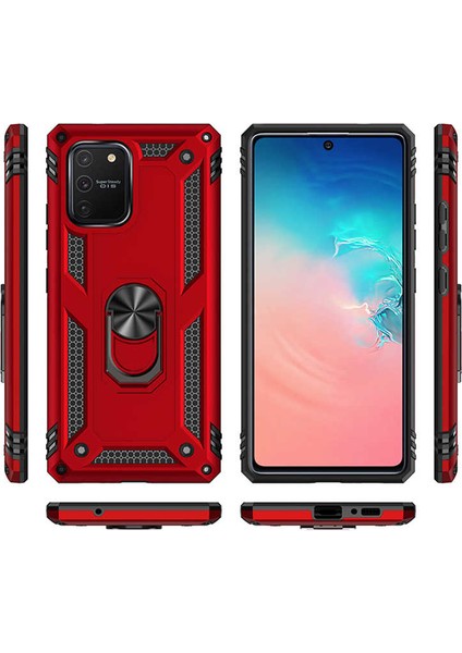 Samsung Galaxy A91 (S10 Lite) Uyumlu Kılıf Army Standart Koruma ve 5 Katmanlı Sağlamlık