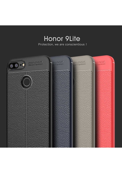 Huawei Honor 9 Lite Kılıf Deri Görünümlü Renk Atmayan Dayanaklı Silikon Kapak (Niss) fırsatları