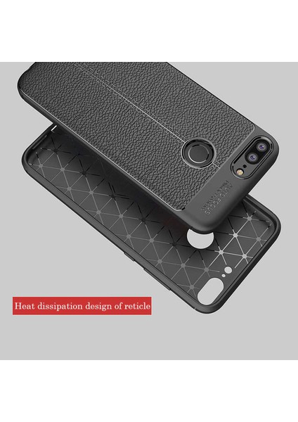 Huawei Honor 9 Lite Kılıf Deri Görünümlü Renk Atmayan Dayanaklı Silikon Kapak (Niss) indirimleri