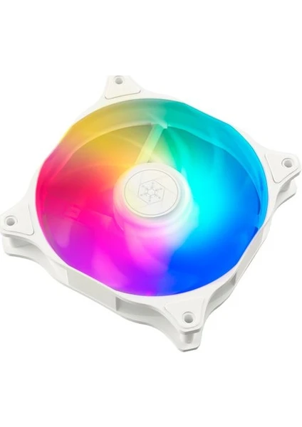 SilverStone Air Blazer 120RW ARGB LED Beyaz 12cm Fan (SST-AB120RW-ARGB)