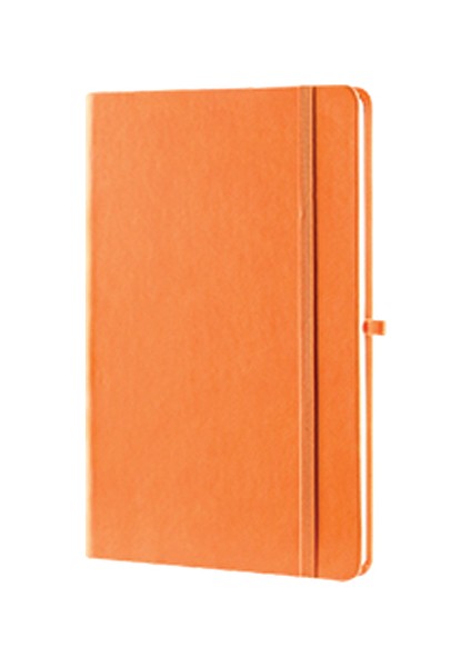 Termoderi Kapaklı Not Defteri 9 x 14 cm Turuncu