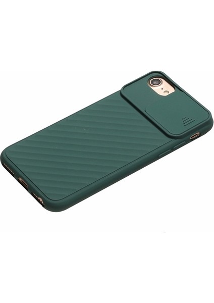 Apple İphone 87 Se 2020 Kılıf Kamera Kapatan Koruyucu Sürgülü Kılıf Al32167 Yeşil modelleri