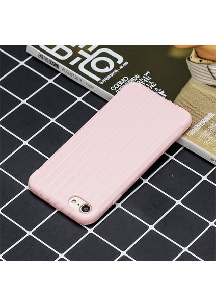 Apple İphone 87Se 2 2020 Trunk Lines İnce Soft Silikon Kılıf Al32256 Pembe modelleri
