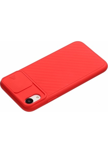 Apple İphone Xr 6.1 İnch Kılıf Kamera Kapatan Koruyucu Sürgülü Kılıf Al32172 Kırmızı fiyatları