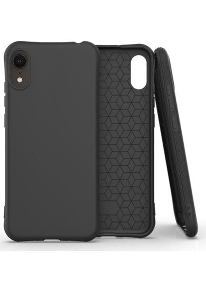 Apple İphone Xr 6.1 İnch Shockproof Tpu Soft Slim Silikon Kılıf Al32245 Siyah