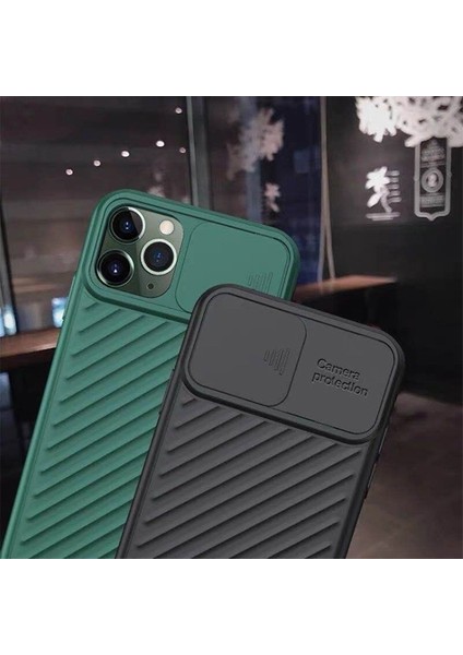 Apple İphone Xs Max 6.5 İnch Kılıf Kamera Kapatan Koruyucu Sürgülü Kılıf Al32170 Siyah