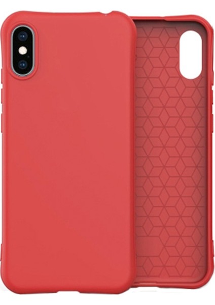 Apple İphone Xs Max 6.5 İnch Shockproof Tpu Soft Slim Silikon Kılıf Al32247 Kırmızı