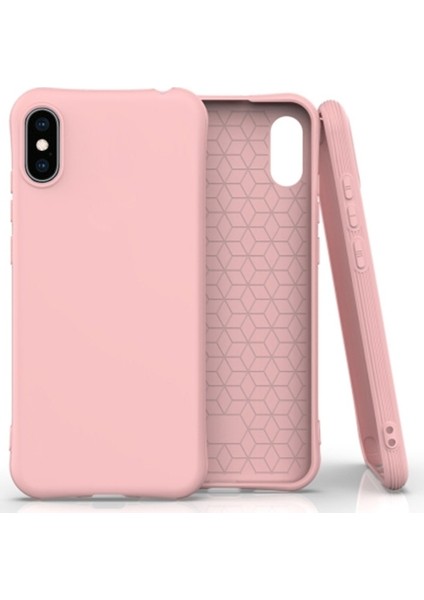 Apple İphone Xs Max 6.5 İnch Shockproof Tpu Soft Slim Silikon Kılıf Al32247 Pembe