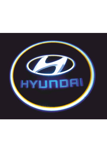 Hyundai Pilli Yapıştırmalı Kapı Altı LED Hayalet Logo fiyatları