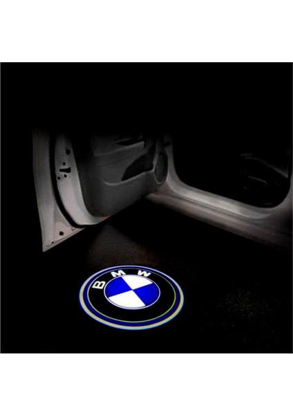 Bmw Pilli Yapıştırmalı Kapı Altı LED Hayalet Logo fiyatları