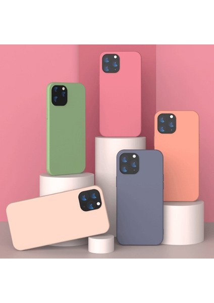 Apple İphone 12 Mini 5.4 Liquid Silicone Lansman Soft Silikon Kılıf Al33240 Siyah