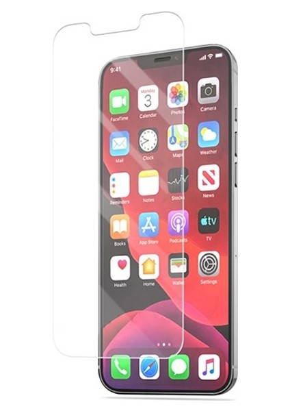 Apple İphone 12 Pro Max 6.7 Matte Hd Tempered Cam Ekran Koruyucu Al33303 Şeffaf