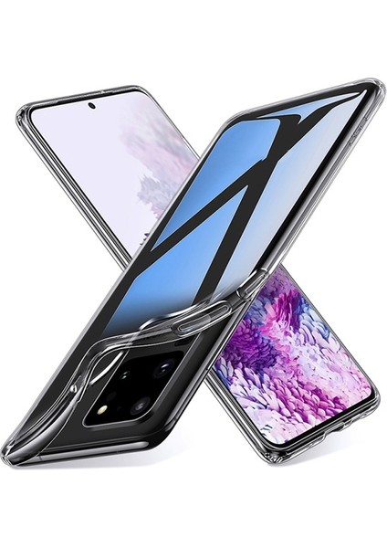 Samsung Galaxy S20 Ultra Kamera Korumalı Silikon Kılıf Al32202 Şeffaf modelleri