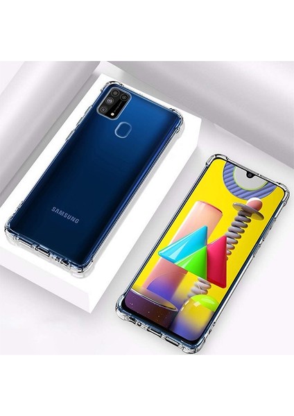 Samsung Galaxy M31S Antidrop Silikon Kılıf Shockproof Kılıf Al33433 Şeffaf fiyatları