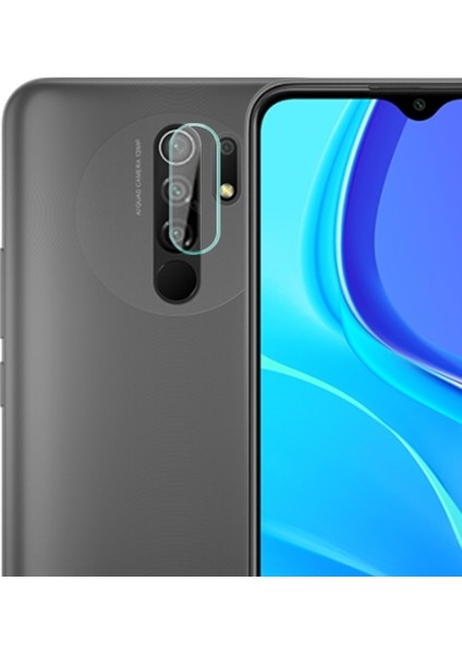 Xiaomi Redmi 9 Tempered Cam Kamera Koruyucu Al32624 Şeffaf