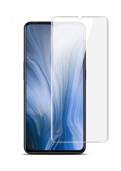 Oppo Reno 3 Pro 3D Kavisli Full Ekran Koruyucu 2 Adet Set Al32337 Şeffaf