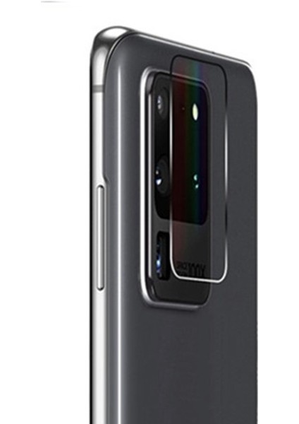 Samsung Galaxy S20 Ultra Kamera Lens Koruyucu 5 Adet Al32340 Şeffaf