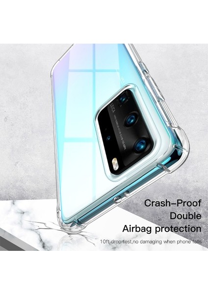 Huawei P40 Antidrop Darbe Emici Silikon Kılıf Al32194 Şeffaf fırsatları