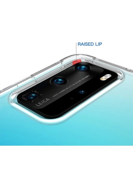 Huawei P40 Antidrop Darbe Emici Silikon Kılıf Al32194 Şeffaf indirimleri