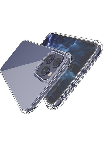 Apple İphone 12 Pro Max 6.7 Antidrop Silikon Kılıf Shockproof Kılıf Al33437 Şeffaf modelleri