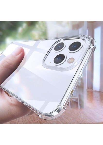 Apple İphone 12 Pro Max 6.7 Antidrop Silikon Kılıf Shockproof Kılıf Al33437 Şeffaf fırsatları