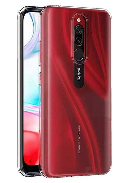 Xiaomi Redmi 8 Kamera Korumalı Silikon Kılıf Al32203 Şeffaf