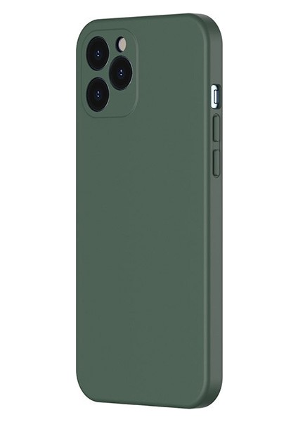 Liquid Silica Gel Apple İphone 12 Pro Max 6.7 Kılıf Ultra Koruma Silikon Kılıf Wıapıph67Nyt6A Koyu Yeşil fiyatları