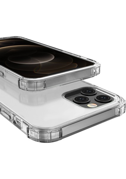 Apple İphone 12 Pro Max Crystal Fit Kılıf Siyah