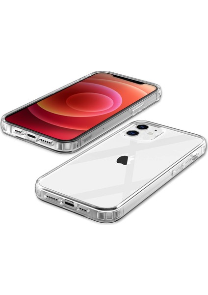 Buff Apple İphone 12 / 12 Pro Air Hybrid Kılıf Siyah