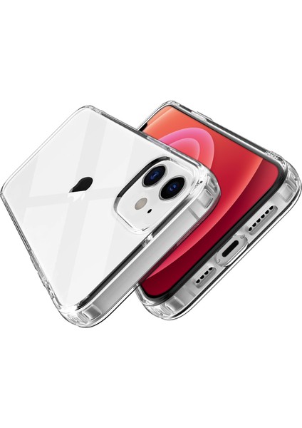 Buff Apple İphone 12 / 12 Pro Air Hybrid Kılıf Siyah