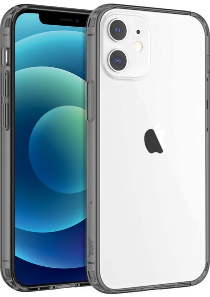 Buff Apple İphone 12 Mini Air Hybrid Kılıf Siyah