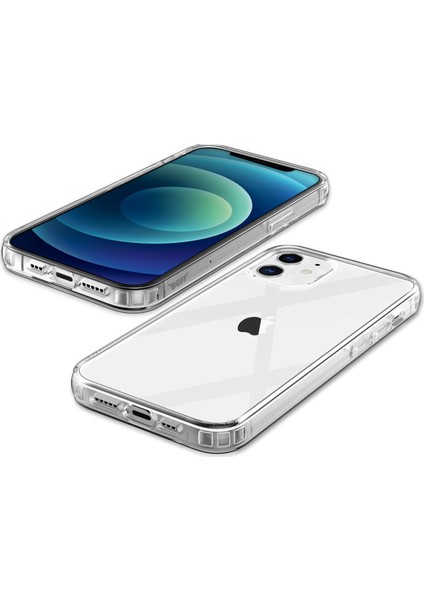 Buff Apple İphone 12 Mini Air Hybrid Kılıf Siyah
