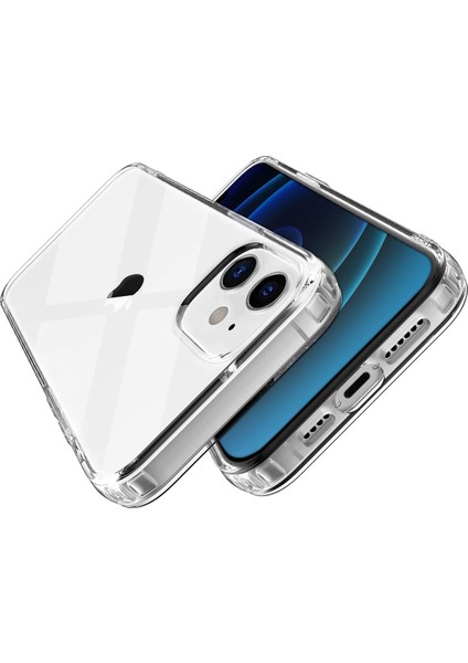 Buff Apple İphone 12 Mini Air Hybrid Kılıf Siyah