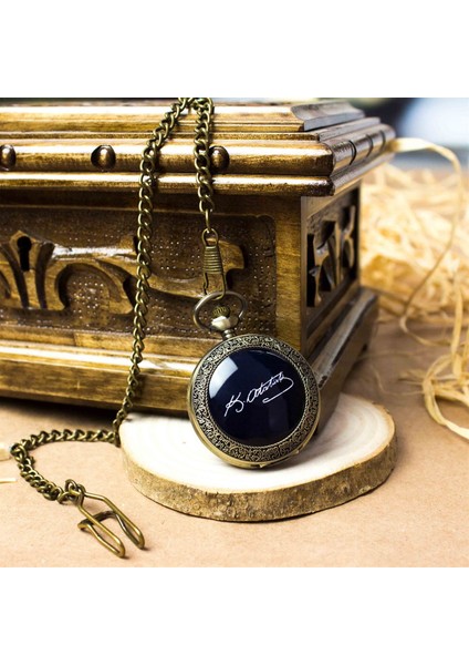 İsme Özel Atatürk Temalı Köstekli Saat Ve Kalem Seti Tasarım Kutulu M4 fiyatları