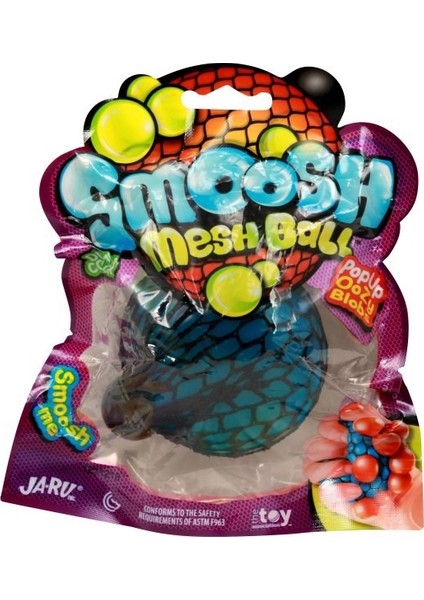 Ja-Ru Smoosh Mesh Ball Slime Beyin Sıkmalı Stres Topu