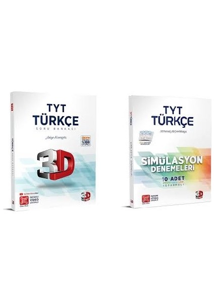 3D TYT Türkçe Soru Bankası ve Türkçe Simülasyon Deneme Seti