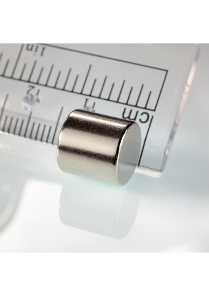Yuvarlak Neodyum Mıknatıs Güçlü 10x10 mm (10 Adet)