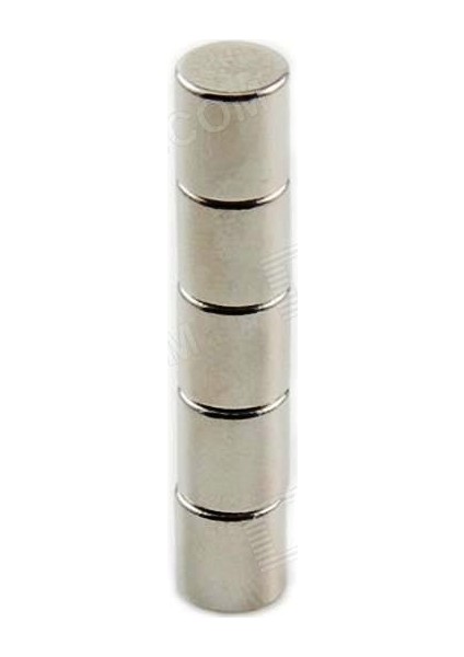 Yuvarlak Neodyum Mıknatıs Güçlü 10x10 mm (10 Adet)