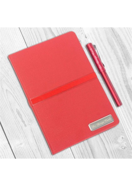 İsme Özel Termo Deri Defter Ve Roller Kalem Seti fiyatları