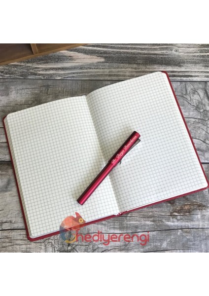 İsme Özel Termo Deri Defter Ve Roller Kalem Seti fırsatları