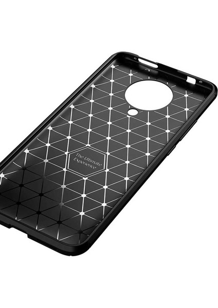 Xiaomi Poco F2 Pro Kılıf Karbon Desenli Lux Neyro Silikon Siyah