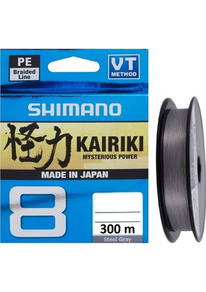 Kairiki 8 300M Steel Gray 0.23MM Ip Misina