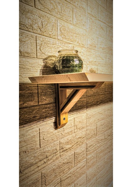 Ahşap Epoksi Raf (70 x 17 x 2.5 Cm)